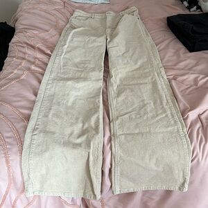 Wide leg jeans h&m. High waisted
